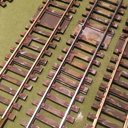 Jouef Model Train Tracks used, HO Scale 1/87, set of 14 pieces