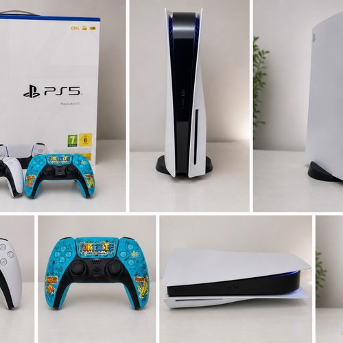PlayStation 5 (PS5) with 2 controllers like new