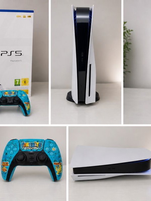 PlayStation 5 (PS5) with 2 controllers like new