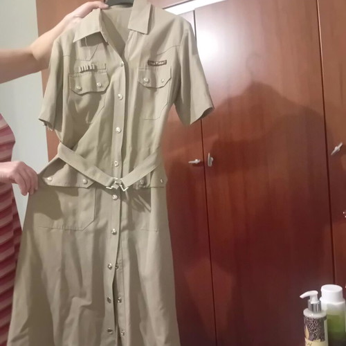 Dress like new, beige, size L