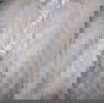  Γουνάκι Faux Fur Coat Jacket Γούνα Γυναικείο Πανωφόρι Μπουφάν Γούνινο Medium/Large Cream Μπεζ Κοντό