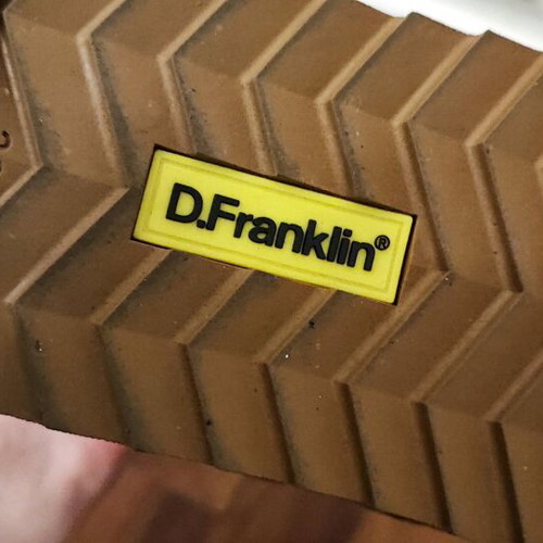 D.Franklin brown boots with fur, size 38, like new