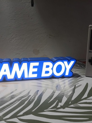 Gameboy light logo sign like new