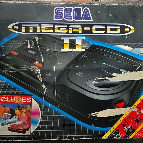 Sega Mega Drive 1 and Mega CD 2 used, complete set