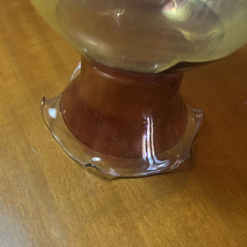 Vintage Murano γυάλινο βάζο Linea Mary Made in Italy, σαν καινούργιο