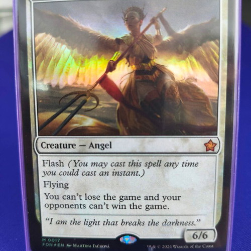 Magic the Gathering Herald of Eternal Dawn foil card like new