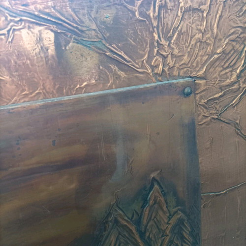 Chalcography painting used with depicted subject