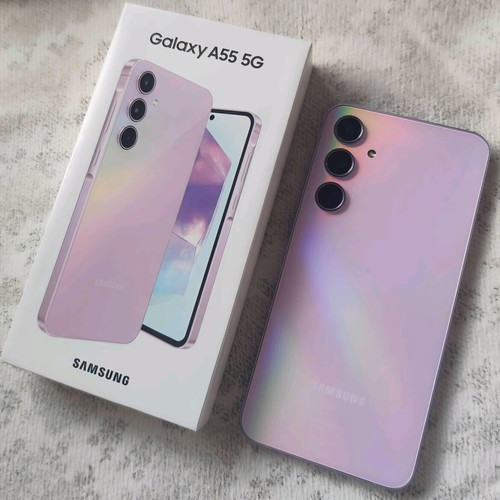 Samsung Galaxy A55 5G Dual SIM 8/128GB like new, awesome lilac