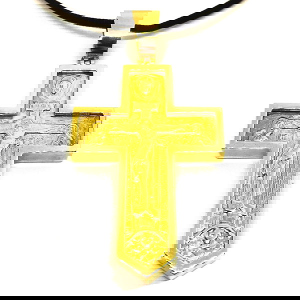 ГИГАНТСКИ КРЪСТ РЪЧНО ЗЛАТО 14k