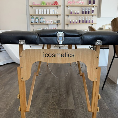 Quirumed folding wooden massage bed, 185x60 cm
