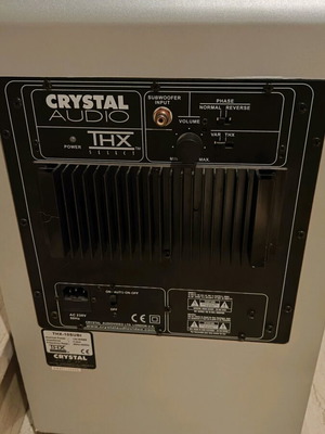 Crystal Audio THX Select 5.1 Surround μεταχειρισμένο με σπάνιο subwoofer