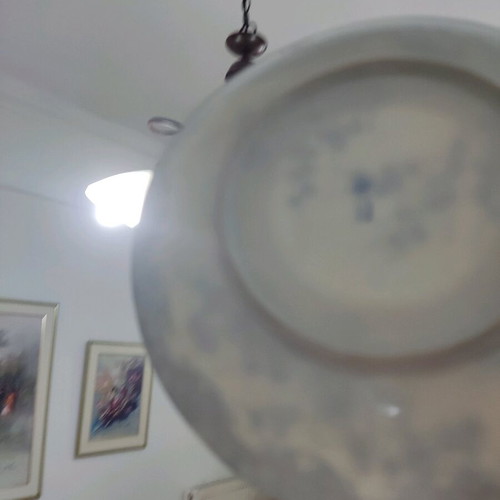 Handmade Chinese porcelain plates like new, set of 2