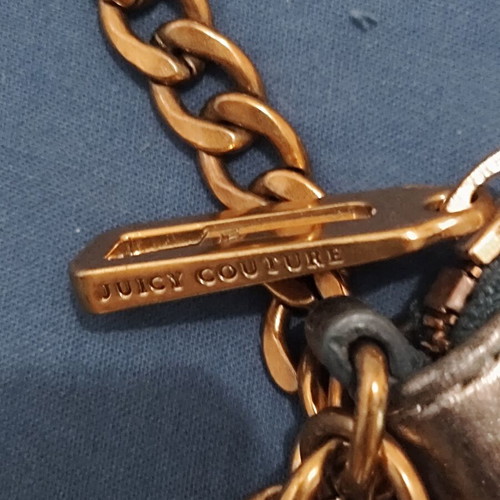 Juicy Couture metallic gold leather crossbody bag like new