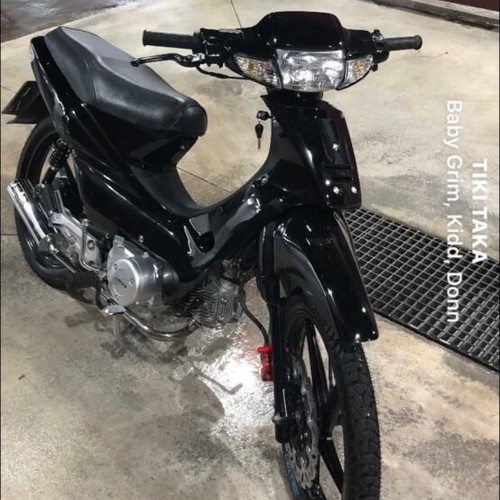 Plastic black OEM parts for Honda Supra 100 new