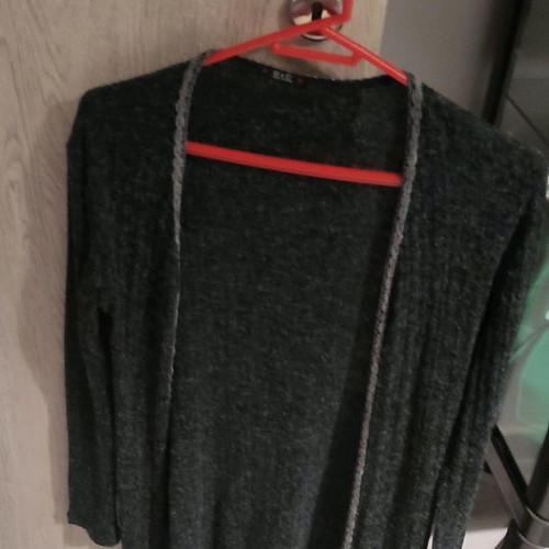 Wool cardigan used one size in anthracite