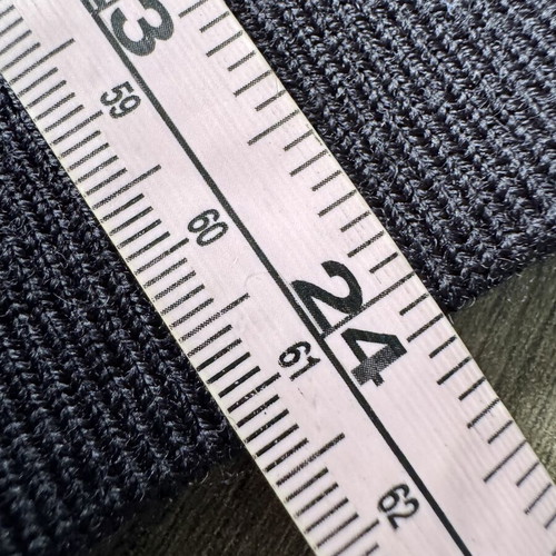 COS 100% merino wool turtleneck top, size M, navy