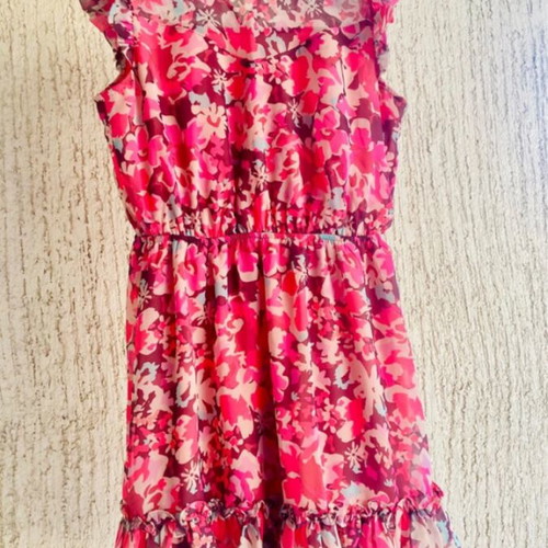 Floral dress size Small like new, pink multicolor by Trendyol