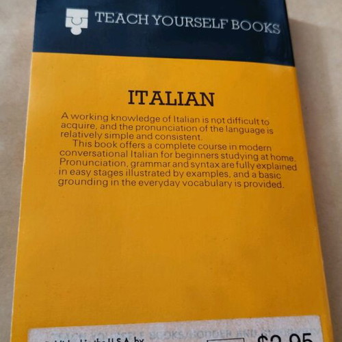Teach Yourself Books Italian used