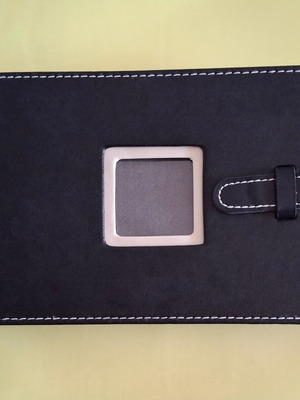 Black photo album new with cover photo frame