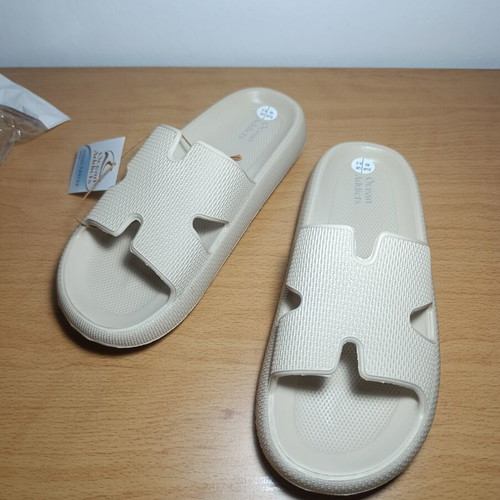 Ocean Addicts Slide Sandals, beige