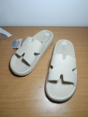 Ocean Addicts Slide Sandals, beige