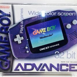 Nintendo Gameboy Advance console blue used, boxed