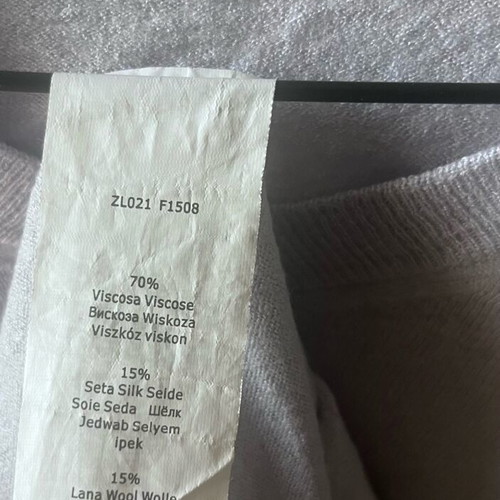 Stefanel blouse M light blue-gray shade used
