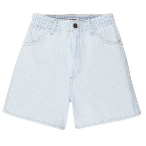 Wrangler Comfy Mom denim shorts, ice blue, W28
