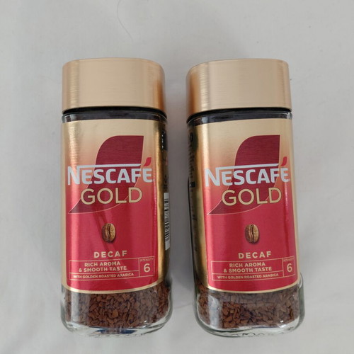 Nescafe Gold Decaf instant coffee pack of 2, 95g each