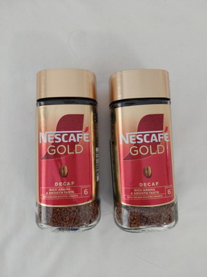 Nescafe Gold Decaf instant coffee pack of 2, 95g each