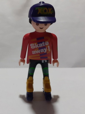 Playmobil figure 4523 Inline Skater like new