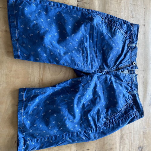 Edward Jeans men's bermuda shorts XL blue with pattern like new