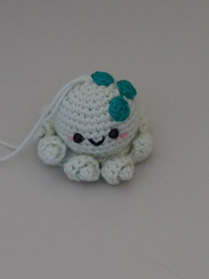 Πλεκτό πράσινο χταπόδι μπρελόκ καινούργιο