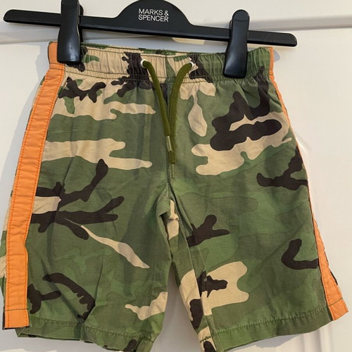 Benetton Παιδικό Σορτς Καμουφλάζ Μεταχειρισμένο, XS 4-5 Ετών