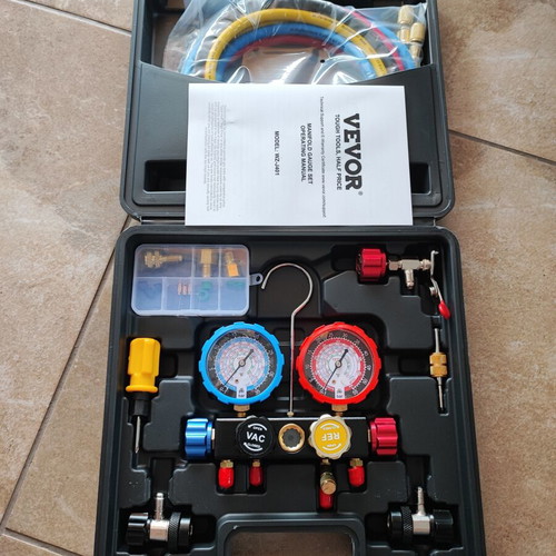 Vevor AC manifold gauge set for R134A R12 R22 R410 new