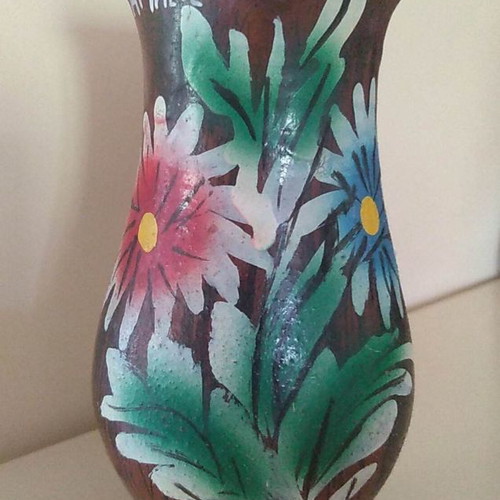 Kanataki Agiasos used with painted flowers