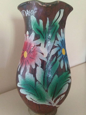 Kanataki Agiasos used with painted flowers