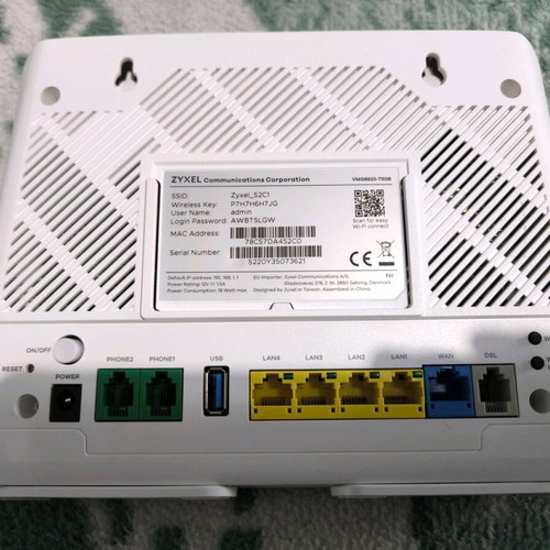 Zyxel VMG8623-T50B modem router Nova like new