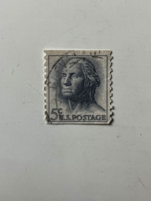 Vintage US Stamp 1962 President George Washington Definitive used