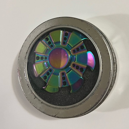MetalFidget spinner multicolor like new with case