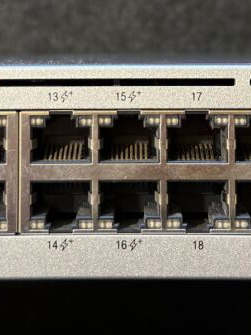 Ubiquiti UniFi USW-24-PoE Managed Switch 24 Ports 1Gbps with 2 SFP Ports like new