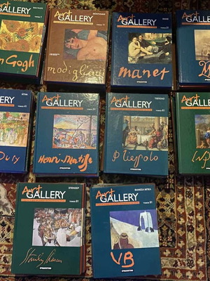 Art Gallery Deagostini 99 books like new, complete set
