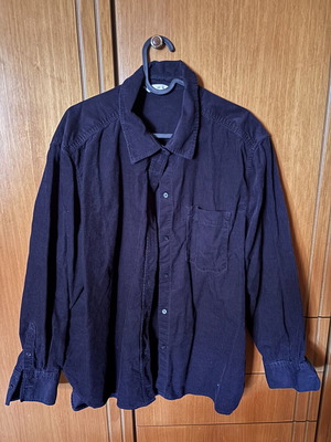 Corduroy shirt H&M like new, blue, size L
