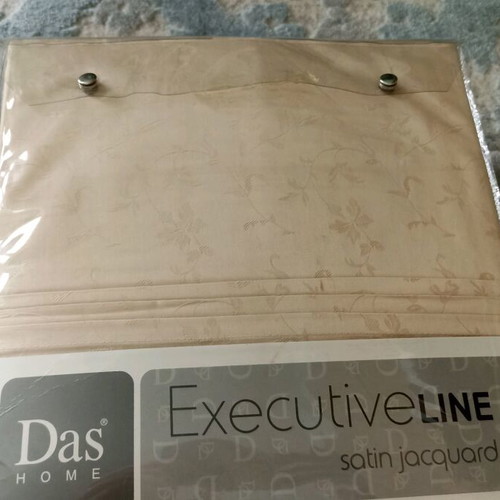 Double jacquard cotton satin 300 thread count beige duvet cover Daς home new