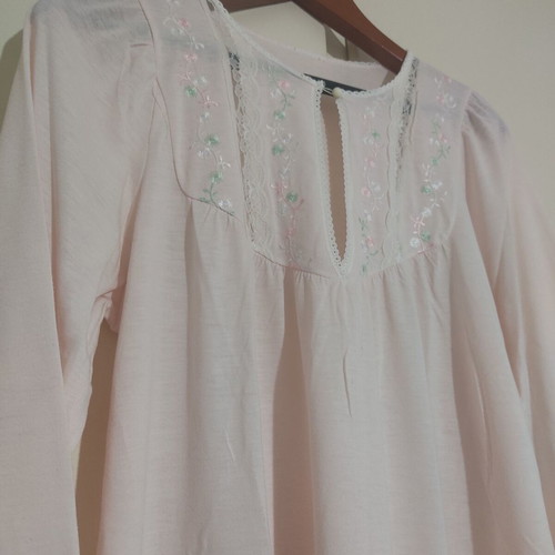 Cotton nightgown used, pink, size L