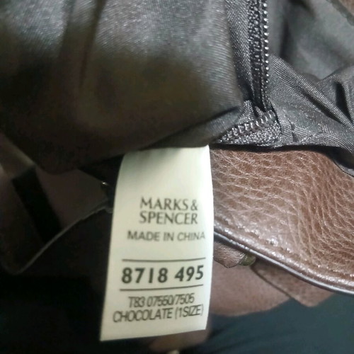 Marks & Spencer women's bag hand and shoulder brown like new