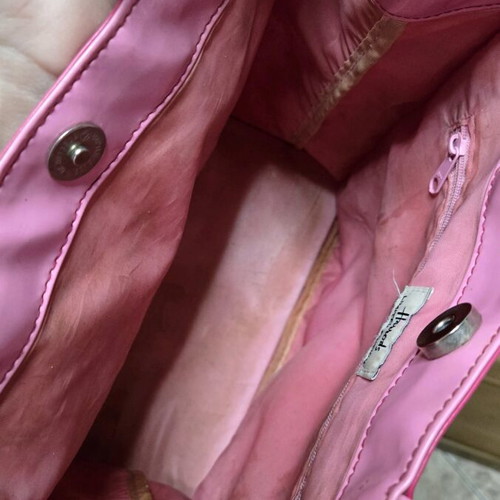 Harrods tote bag pink used