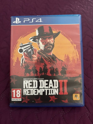 Red Dead Redemption 2 PS4 game with map