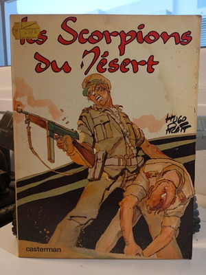 Les Scorpions du Désert Hugo Pratt μεταχειρισμένο άλμπουμ 1977