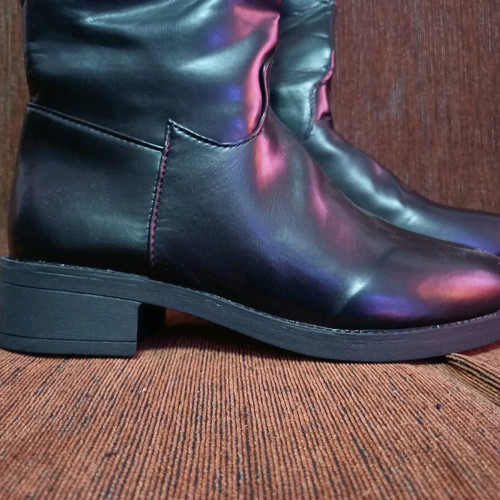 Shein black boots like new, size 39